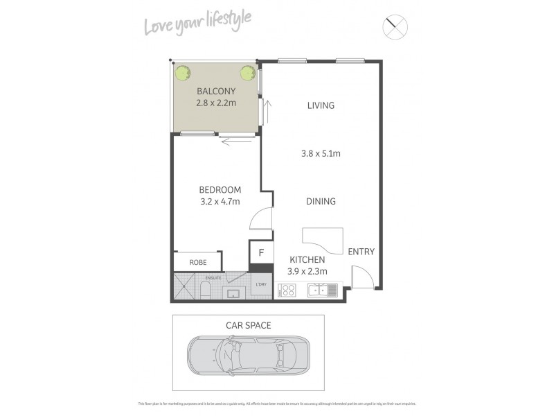 54/546-562 King Street, Newtown NSW 2042 Floorplan