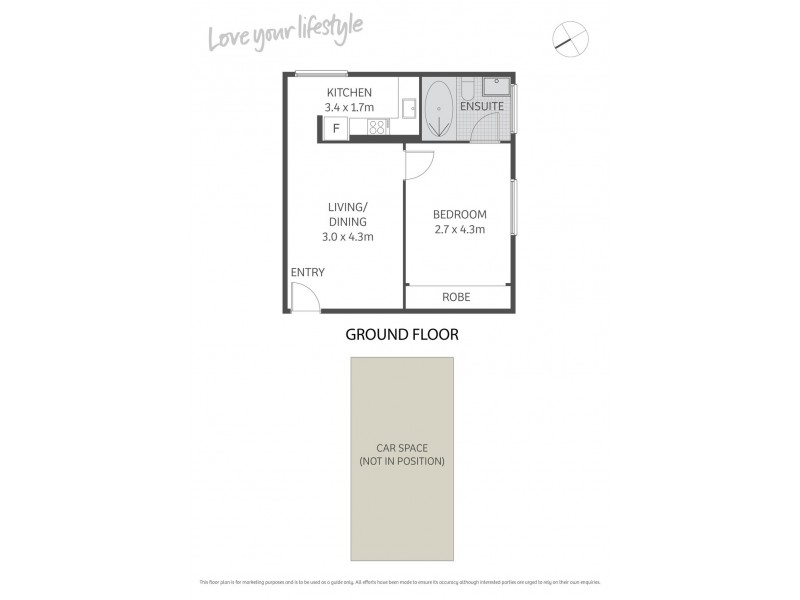 3/96-100 Gowrie Street, Newtown NSW 2042 Floorplan