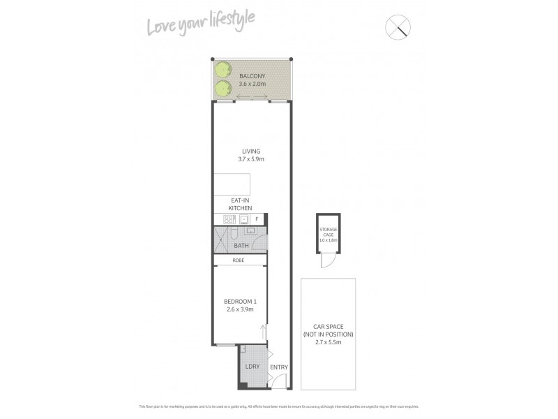 8/123 Marrickville Road, Marrickville NSW 2204 Floorplan