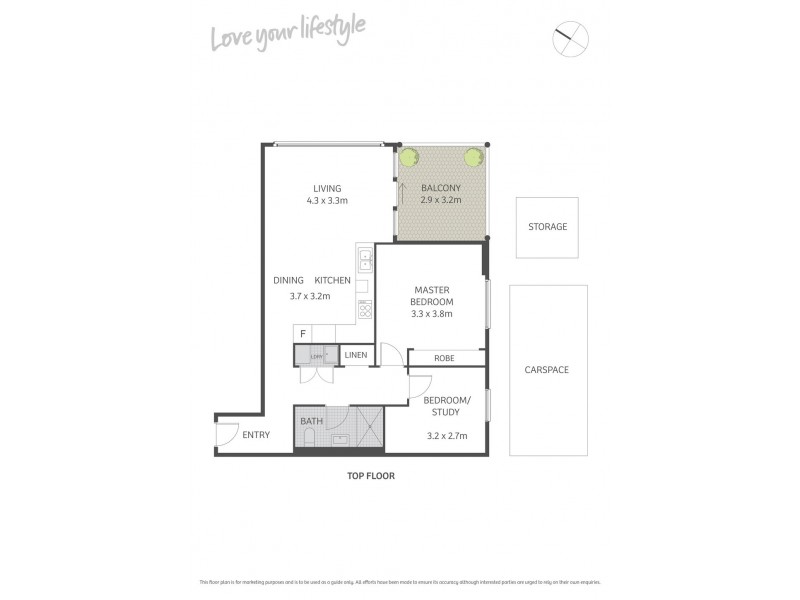 B211/32-72 Alice Street, Newtown NSW 2042 Floorplan