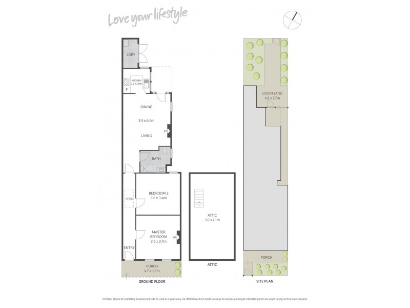 45 Dickson Street, Newtown NSW 2042 Floorplan