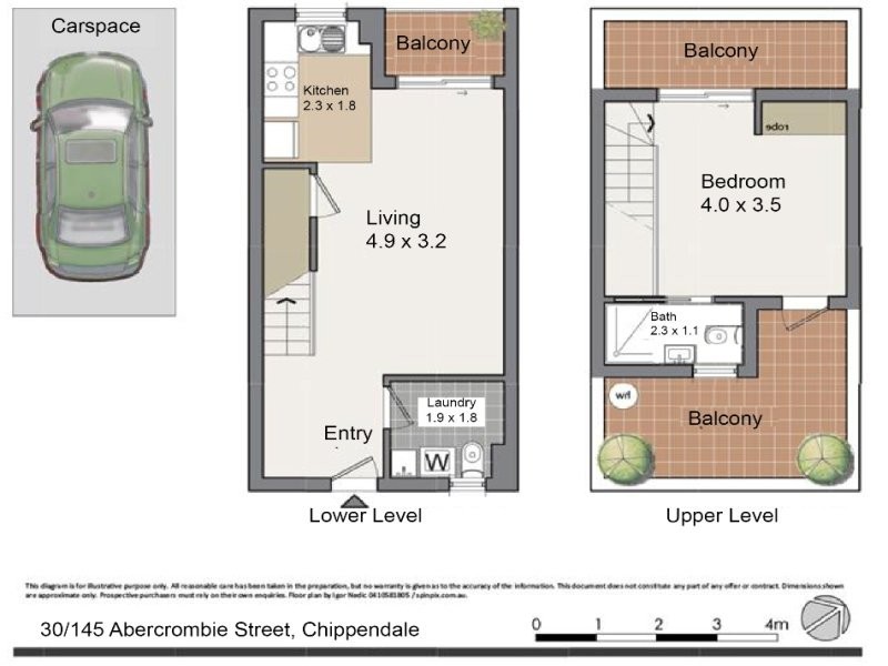 30/145 Abercrombie Street, Darlington NSW 2008 Floorplan