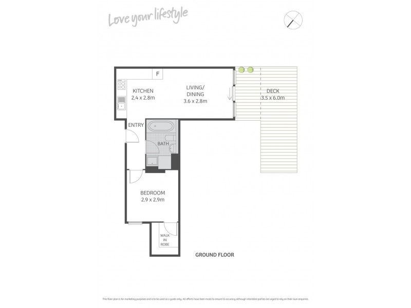 35/20 Fitzgerald Street, Newtown NSW 2042 Floorplan