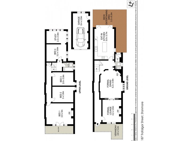 187 Trafalgar Street, Stanmore NSW 2048 Floorplan