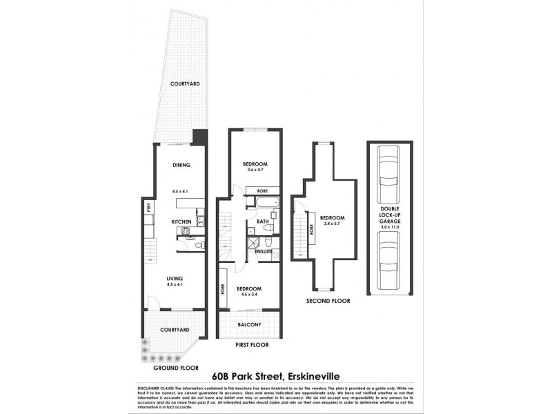 60B Park Street, Erskineville NSW 2043 Floorplan
