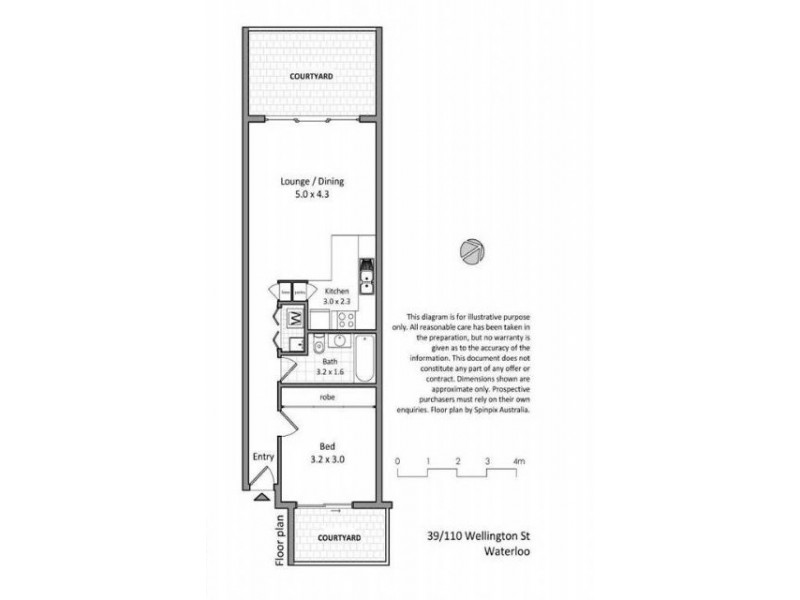 39/110 Wellington Street, Waterloo NSW 2017 Floorplan