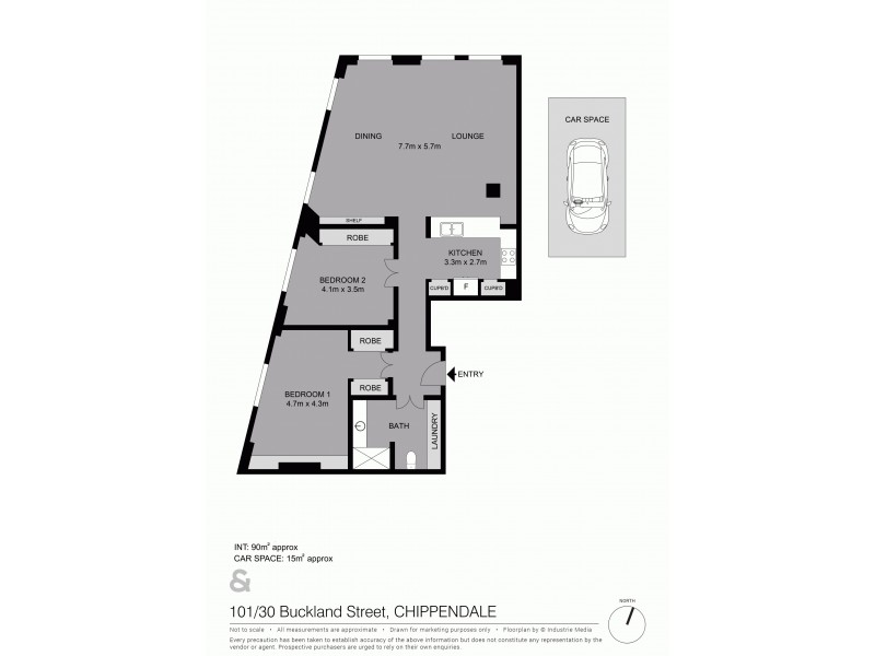 101/30 Buckland Street, Chippendale NSW 2008 Floorplan
