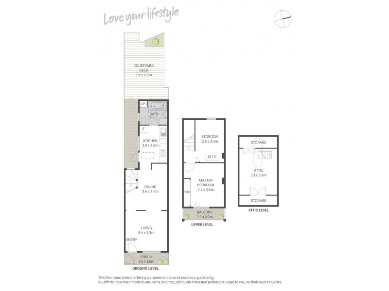 97 George Street, Erskineville NSW 2043 Floorplan