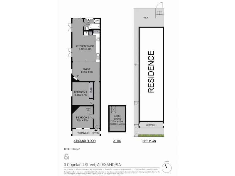 3 Copeland Street, Alexandria NSW 2015 Floorplan