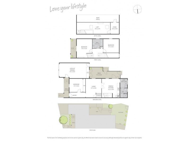 13A Barwon Park Road, St Peters NSW 2044 Floorplan