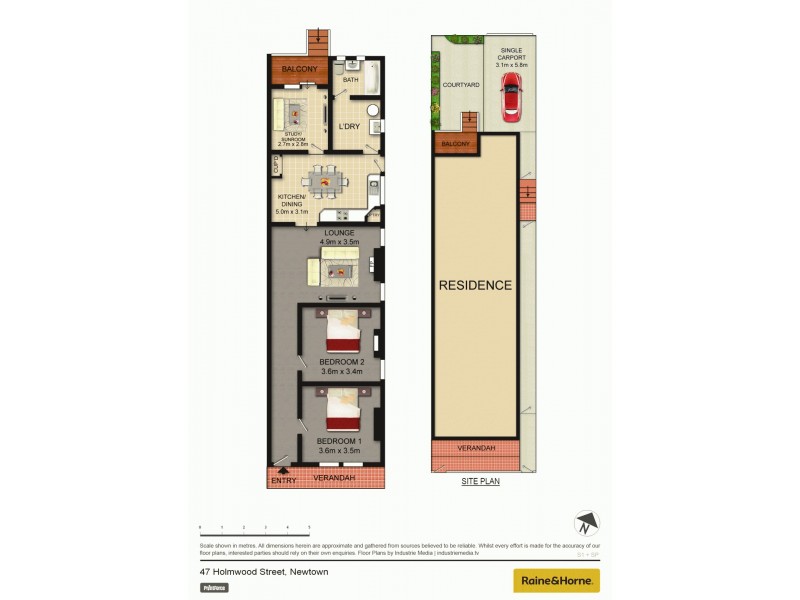 47 Holmwood Street, Newtown NSW 2042 Floorplan