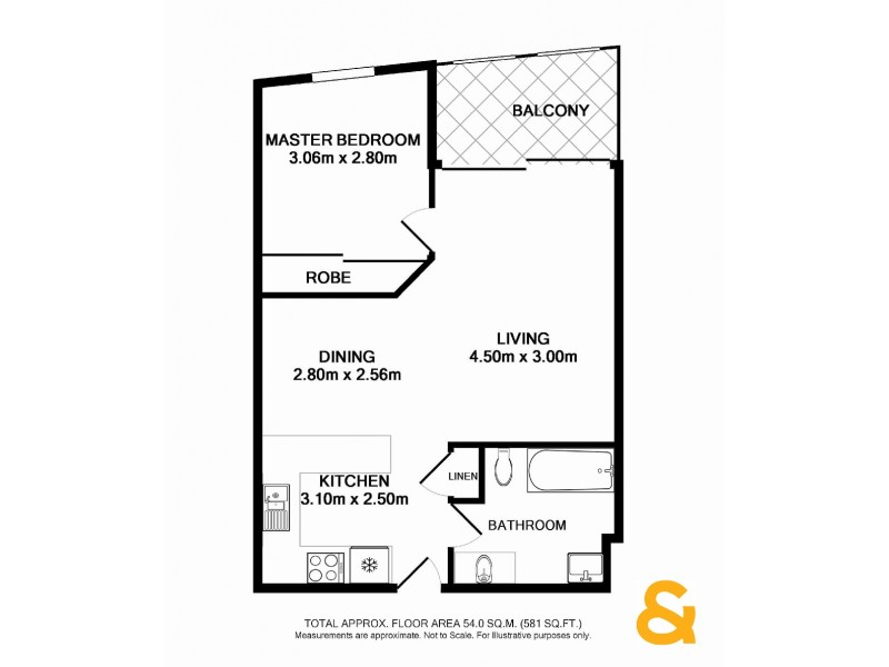 115/1 Georgina Street, Newtown NSW 2042 Floorplan