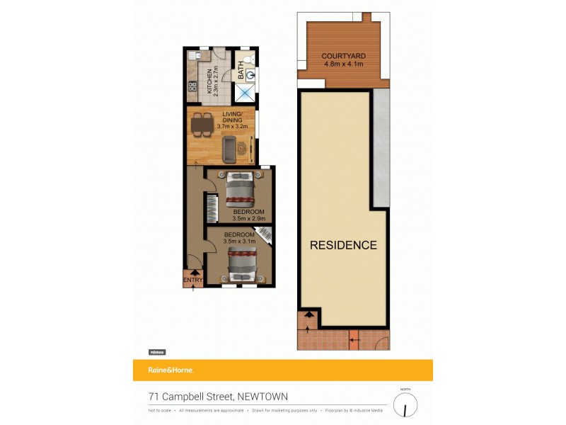 71 Campbell Street, Newtown NSW 2042 Floorplan