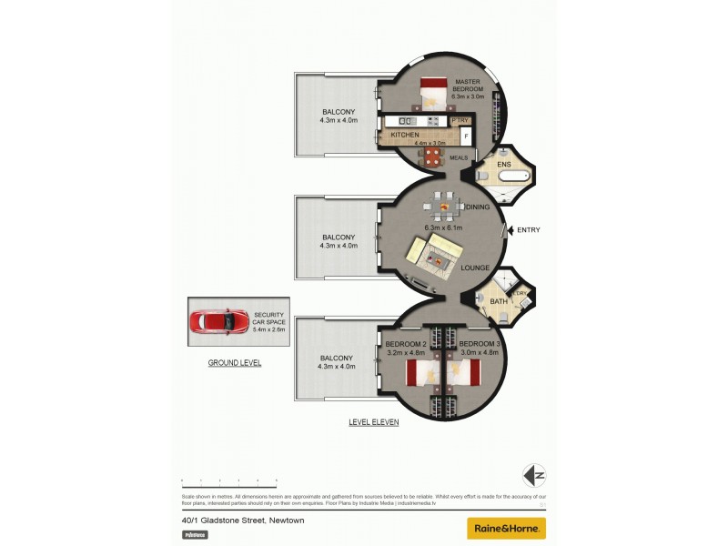 40/1 Gladstone  Street, Newtown NSW 2042 Floorplan