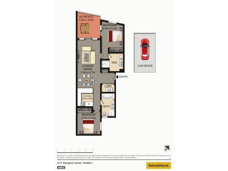 4/13 Margaret Street, Redfern NSW 2016 Floorplan