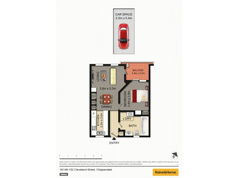16/146 Cleveland Street, Chippendale NSW 2008 Floorplan