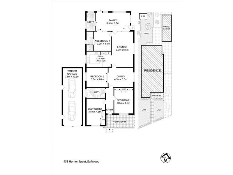 453 Homer Street, Earlwood NSW 2206 Floorplan