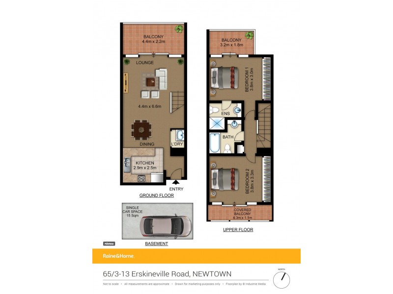 65/3-13 Erskineville Road, Newtown NSW 2042 Floorplan
