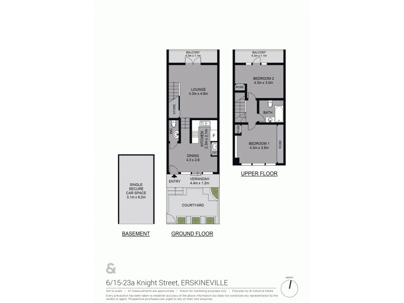 6/15-23A Knight Street, Erskineville NSW 2043 Floorplan