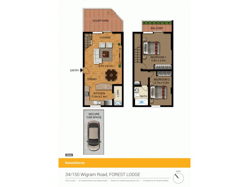 34/150 Wigram Road, Forest Lodge NSW 2037 Floorplan