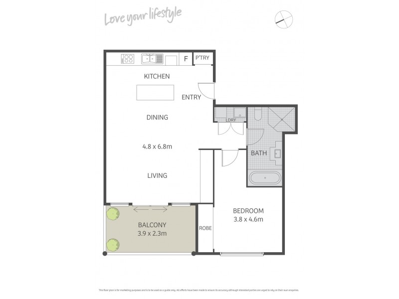 8/28-32 Pine Street, Chippendale NSW 2008 Floorplan