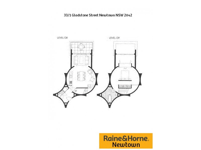 33/1 Gladstone Street, Newtown NSW 2042 Floorplan