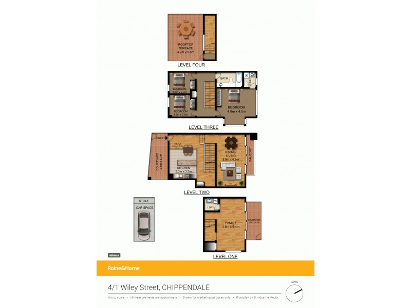 4/1 Wiley Street, Chippendale NSW 2008 Floorplan