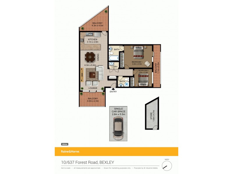 10/637-645 Forest Road, Bexley NSW 2207 Floorplan