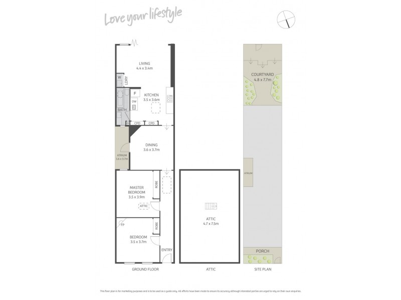 21 Ashmore Street, Erskineville NSW 2043 Floorplan