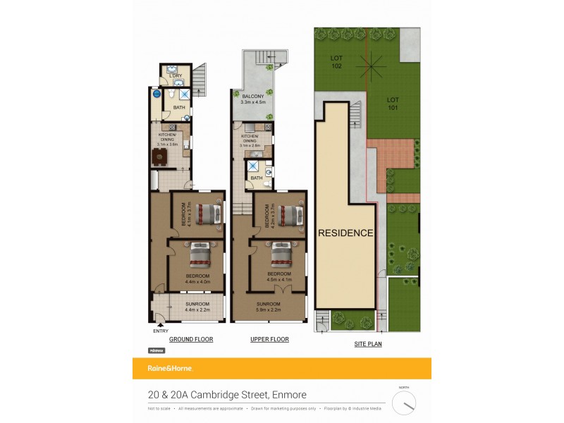 20 and 20A Cambridge Street, Enmore NSW 2042 Floorplan