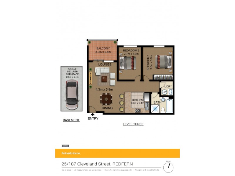 25/187 Cleveland Street, Redfern NSW 2016 Floorplan