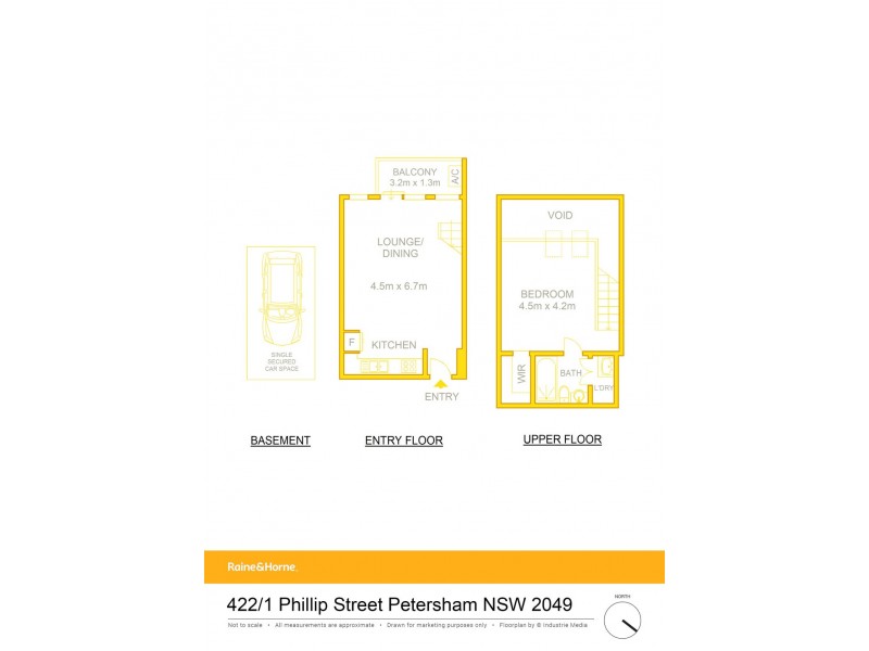 422/1 Phillip Street, Petersham NSW 2049 Floorplan