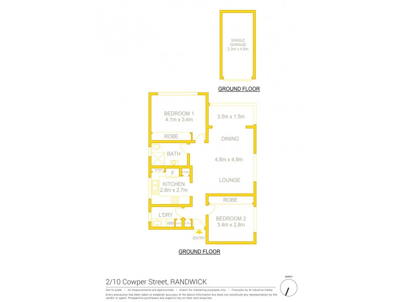 2/10 Cowper Street, Randwick NSW 2031 Floorplan