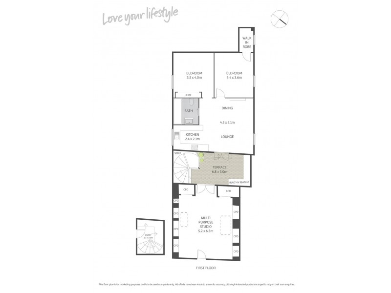 4/222 Wilson Street, Newtown NSW 2042 Floorplan