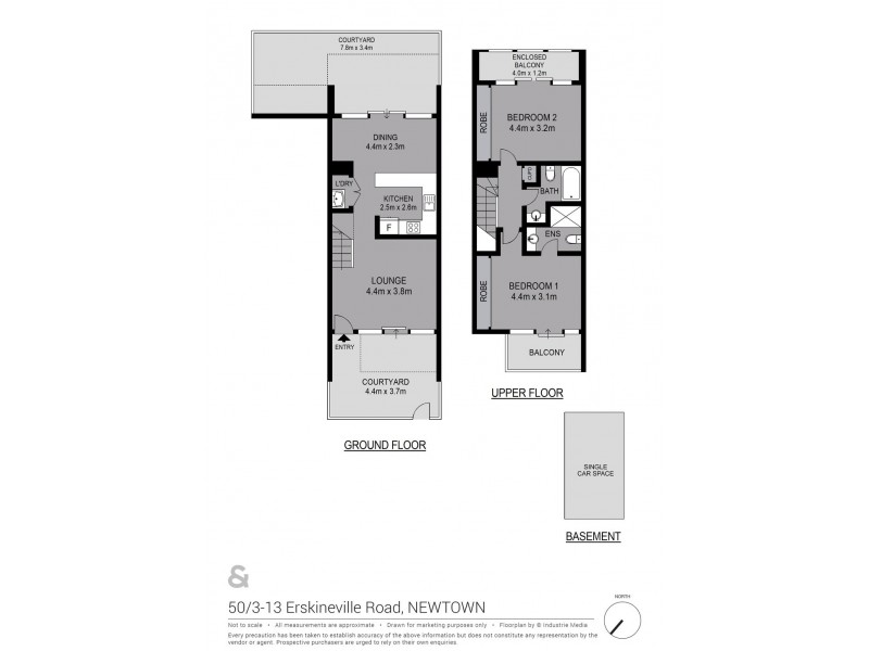 50/3-13 Erskineville Road, Newtown NSW 2042 Floorplan