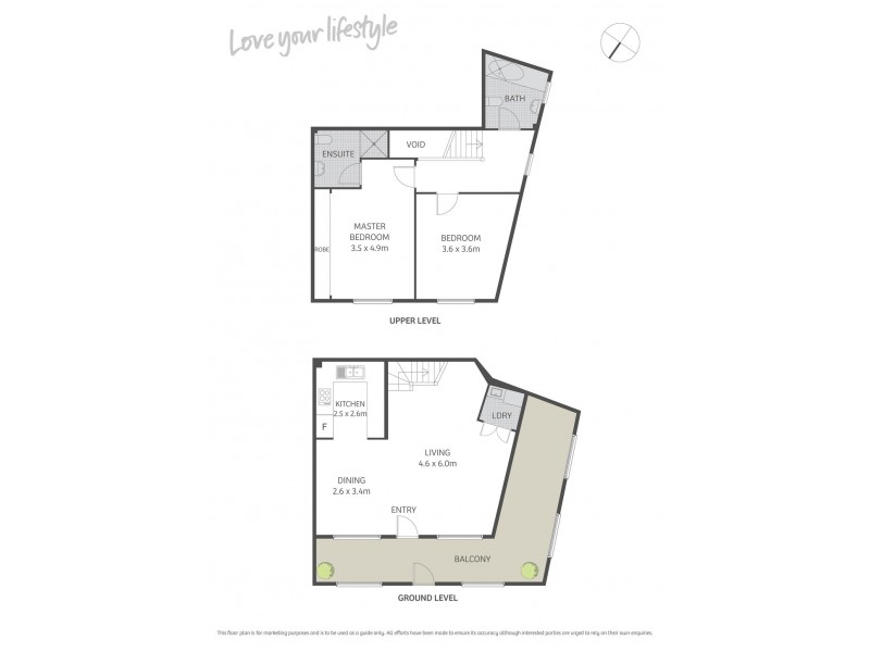 6/127 Railway Parade, Erskineville NSW 2043 Floorplan