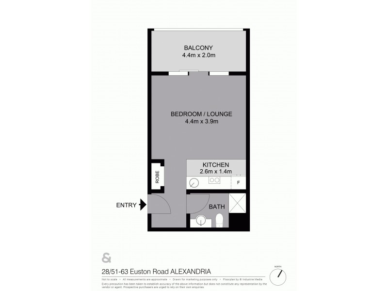 28/51-63 Euston Road, Alexandria NSW 2015 Floorplan