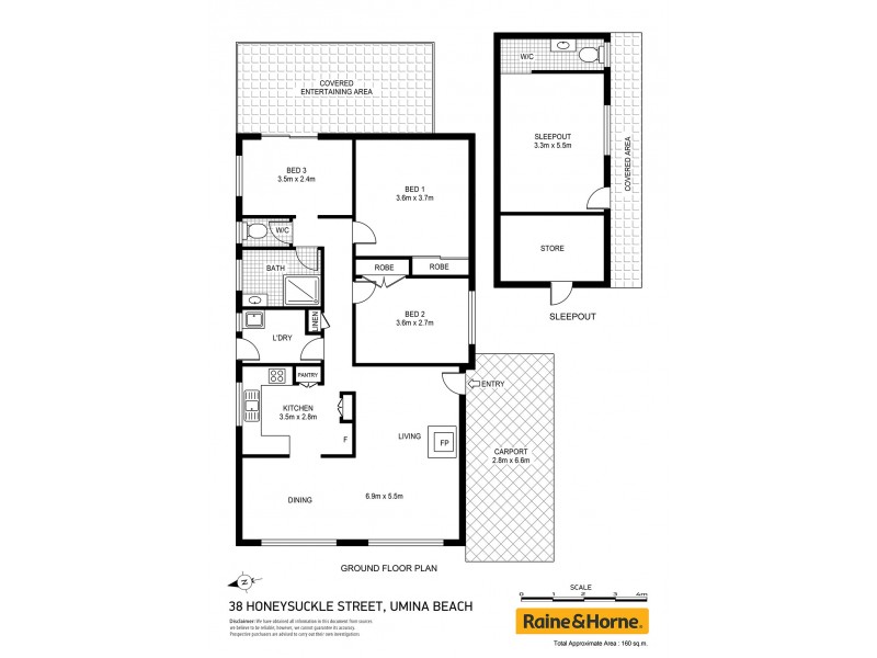 38 Honeysuckle Street, Umina Beach NSW 2257 Floorplan