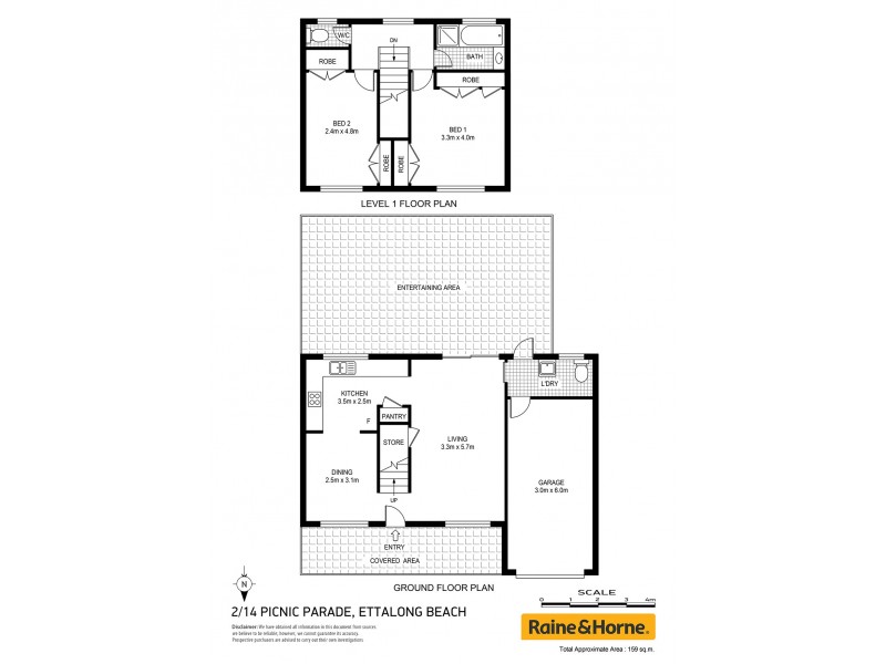 2/14 Picnic Parade, Ettalong Beach NSW 2257 Floorplan