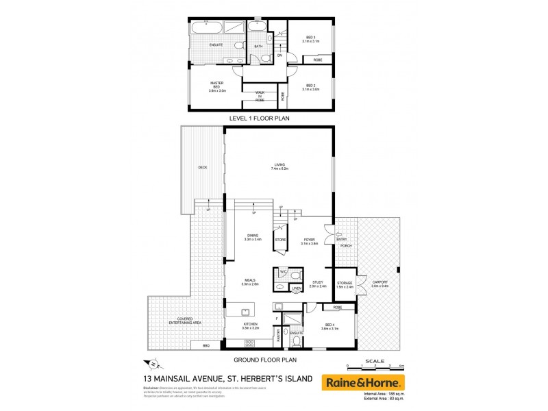 13 Mainsail Avenue, St Huberts Island NSW 2257 Floorplan
