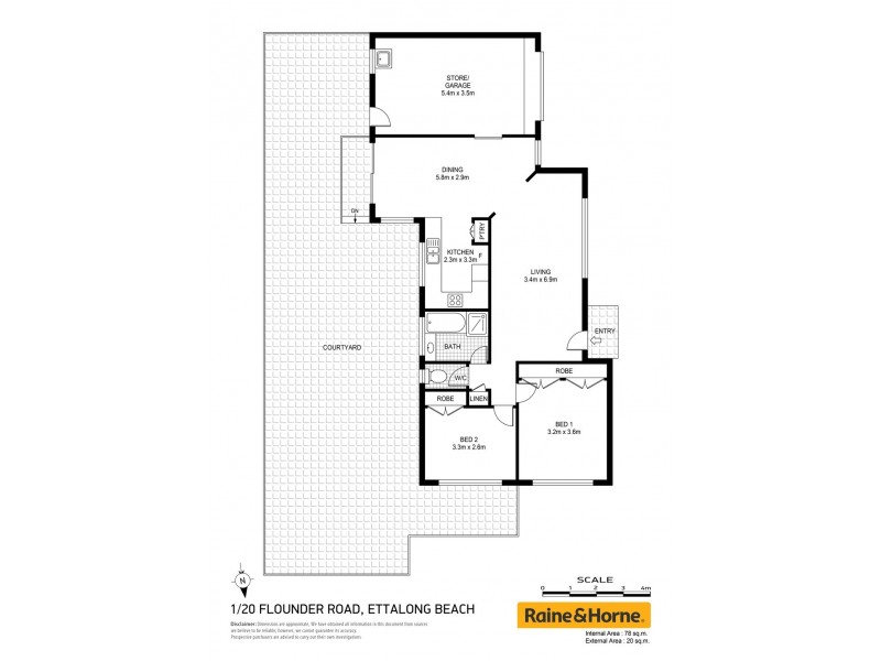 1/20 Flounder Road, Ettalong Beach NSW 2257 Floorplan