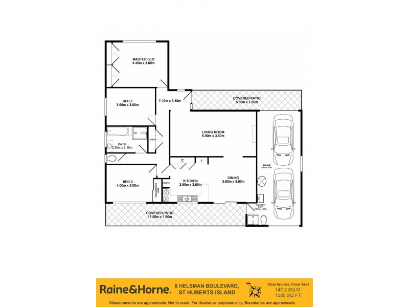 8 Helmsman Boulevard, St Huberts Island NSW 2257 Floorplan