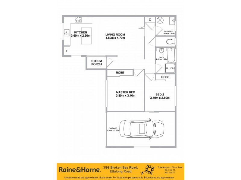 3/99 Broken Bay Road, Ettalong Beach NSW 2257 Floorplan