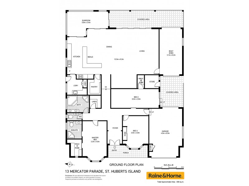 13 Mercator Parade, St Huberts Island NSW 2257 Floorplan