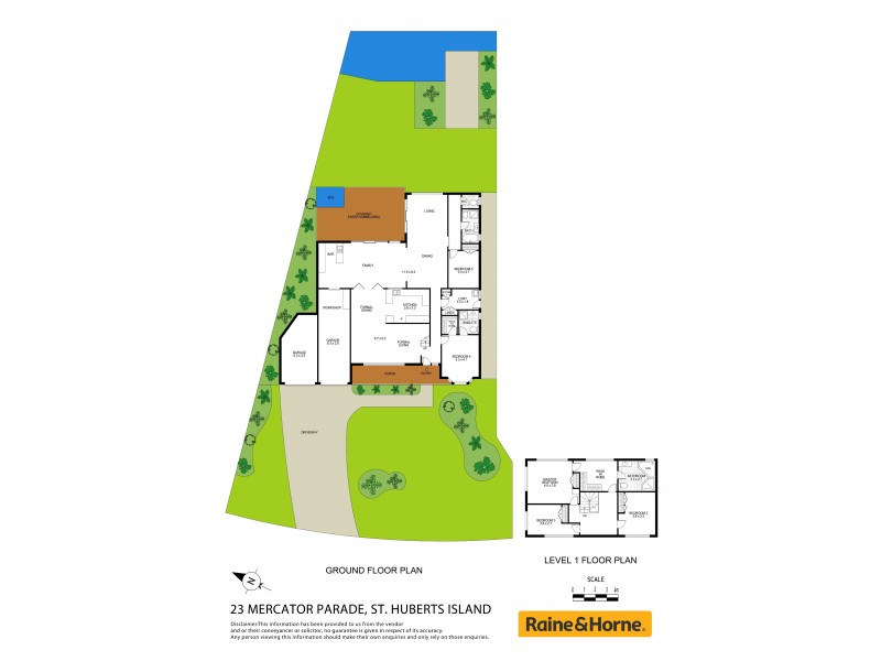 23 Mercator Parade, St Huberts Island NSW 2257 Floorplan