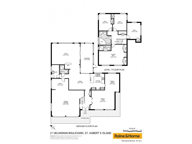 21 Helmsman Boulevard, St Huberts Island NSW 2257 Floorplan