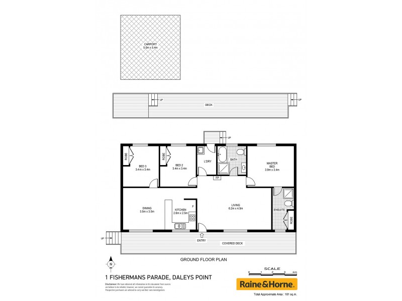 1 Fishermans Parade, Daleys Point NSW 2257 Floorplan