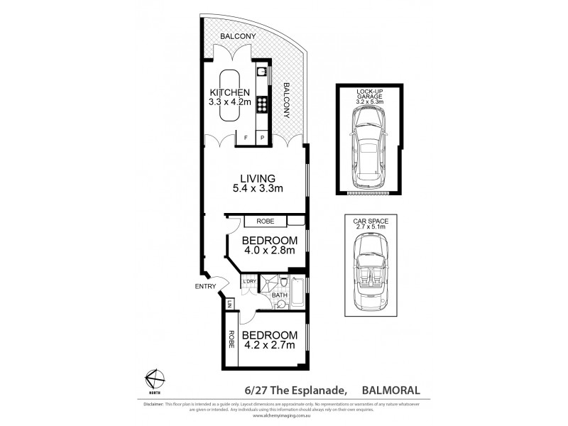 6/27 The Esplanade, Mosman NSW 2088 Floorplan
