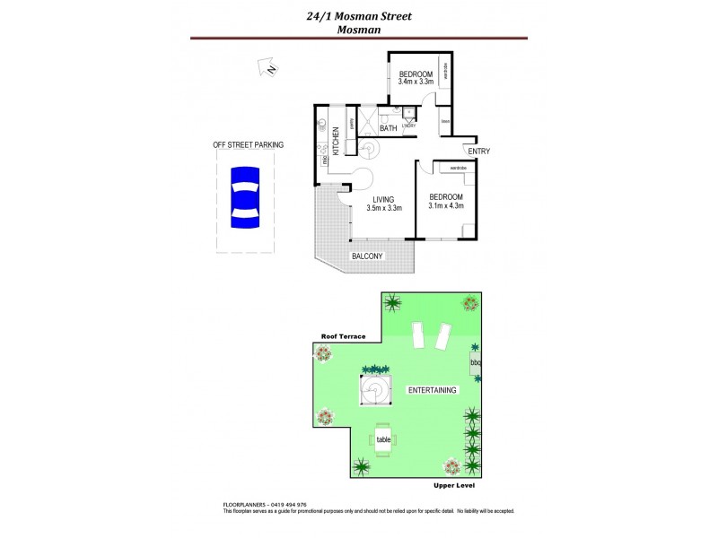 24/1 Mosman Street, Mosman NSW 2088 Floorplan