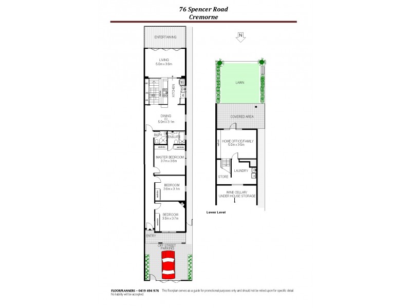 76 Spencer Road, Mosman NSW 2088 Floorplan
